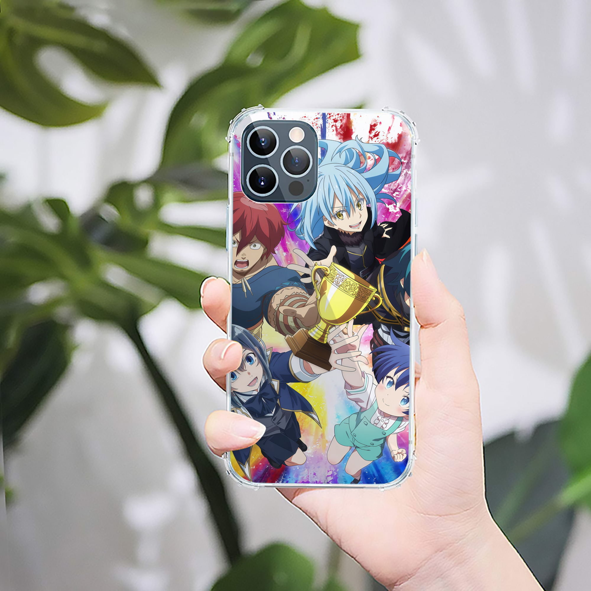 （画像用） 転スラ Regarding Reincarnated to Slime 【iPhone 12シリーズ対応】透明スマホケース（クリアソフトケース）